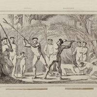 Combat singulier de Botocoudos