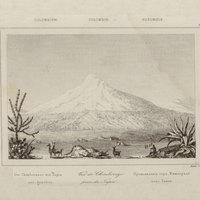 Vue de Chimborazo, prise de Tapia