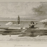 Groenlandais en mer