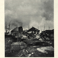 Morne Rouge in ruins, destruction wrought by the eruption of August 30, 1902
