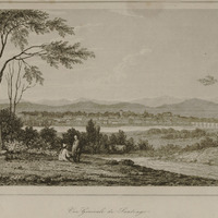 Vue générale de Santiago