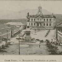 Ouro Preto - Monument Tiradentes et prison