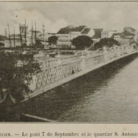 Recife - Le pont du 7 de Septembre et le quartier S. Antonio