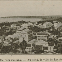 Un coin d'Olinda - Au fond, la ville de Recife