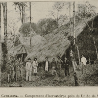 Santa Catharina - Campement d'hervateiros près de Uniao da Victoria