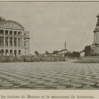 Le théatre de Manaos et le monument do Amazonas