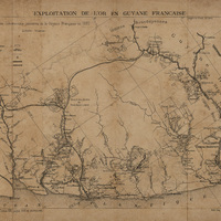 Exploitation de l'or en Guyane française (Planche I)