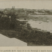 Vue partielle de S. Luiz et le rio Bacanga à marée basse