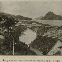 Le goulet du port intérieur de Victoria vu de la ville