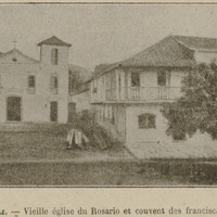 Goyaz - Vieile église du Rosarion et couvent des Franciscains
