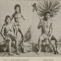 Goyaz - Jeunes indiens Cayapos et Indien Caraja