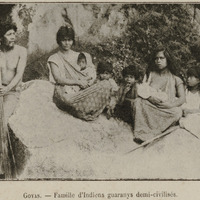 Goyaz - Famille d'Indiens guaranys demi-civilisés