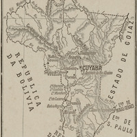 Carte de l'état de Matto Grosso