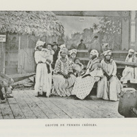 Groupe de femmes créoles