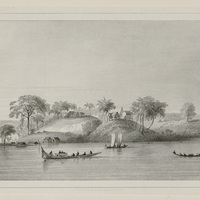 Vue de la Savane des Juifs sur la rivière de Surinam.