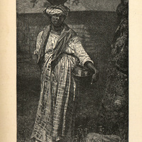 Plantation coolie woman in Martinique costume