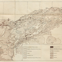 Carte géologique de l'Afrique du Nord
