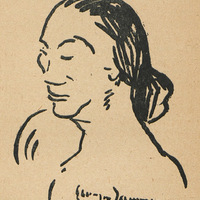 Tête d'une femme