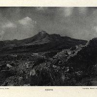 Pelée after the destruction of the obelisk, view taken March, 1904