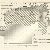 Avancement de la topographie régulière en Algérie-Tunisie