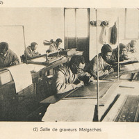 Salle de graveurs Malgaches