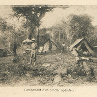 Campement d'un officier opérateur