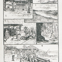 A Cayenne (suite) : L'habitation de M. Beauroy - La plage Beauroy coté S - La plage Beauroy coté N…