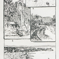 La fontaine Gueydon à Fort-de-France - Vue générale de la Pointe-à-Pitre - La rue de Balata à Fort…