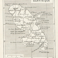 Carte de la Martinique