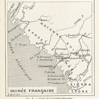 Carte de la Guinée française