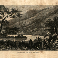 Mountain crater, Dominica