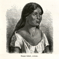 Femme caboel, civilisée