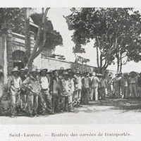 Saint-Laurent - Rentrée des corvées de transports