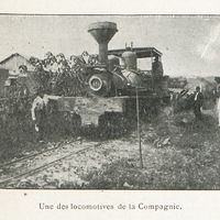 Une des locomotives de la Compagnie