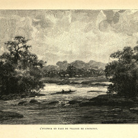 l'Oyapock en face du village de Gnongnon