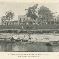 A Ciudad-Bolivar devant la douane : on attend le bateau