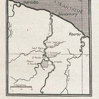 Guyane française. - Le cours du fleuve Sinnamary