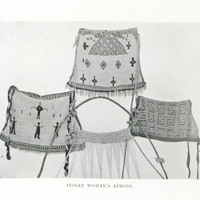 Indian woman's aprons