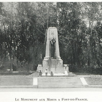 Le monument aux morts à Fort-de-France