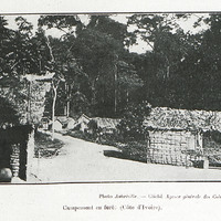 Campement en forêt (Côte d'Ivoire)