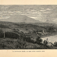 La Montagne Pelée, as seen from Grande Anse