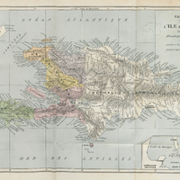 Carte de l'ile d'Haïti (1888) dressée pour cet ouvrage.