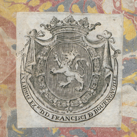 Ex-libris ex. D. D. Franci SCI D Bournonuille