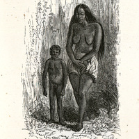 Femme et enfant mundurucus