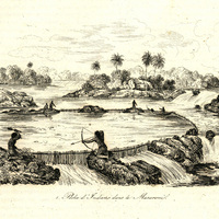 Pêche des Indiens dans le Masaroni (Maroni)