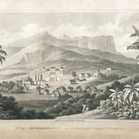 Ruins of the palace of sans souci now Millot.