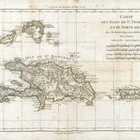 Carte des isles de St Domingue et de Porto-Rico.