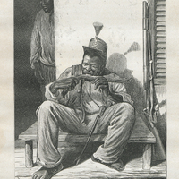 Le factionnaire du bureau de la Place (voy. P. 164).