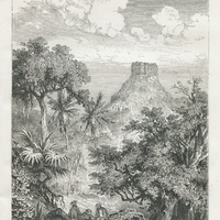 La citadelle Laferrière, vue prise des Mornes.