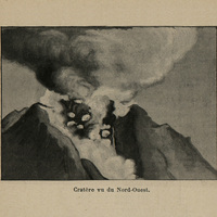 Le cratère vue du nord-ouest